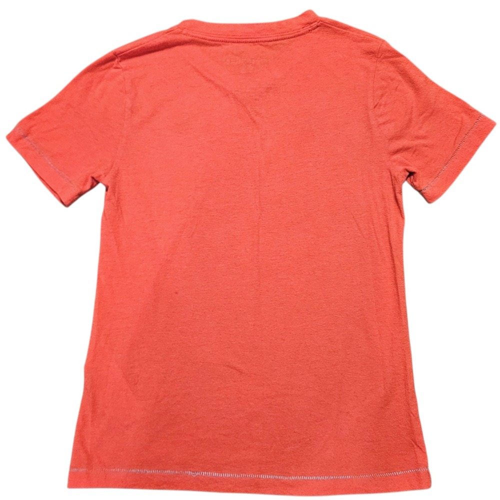 Abercrombie Kids Boys 7/8 V-Neck T-Shirt Lot 3 Blue Orange Black Logo Tees - Picture 12 of 12